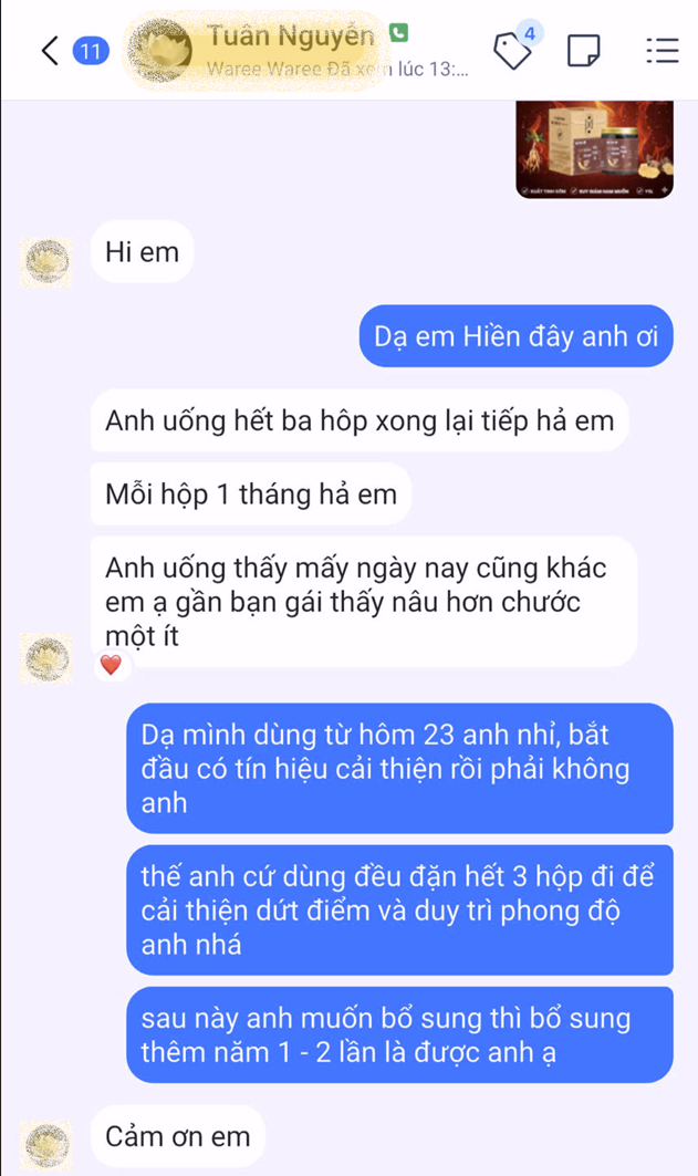 Phản hồi của Anh Tuấn